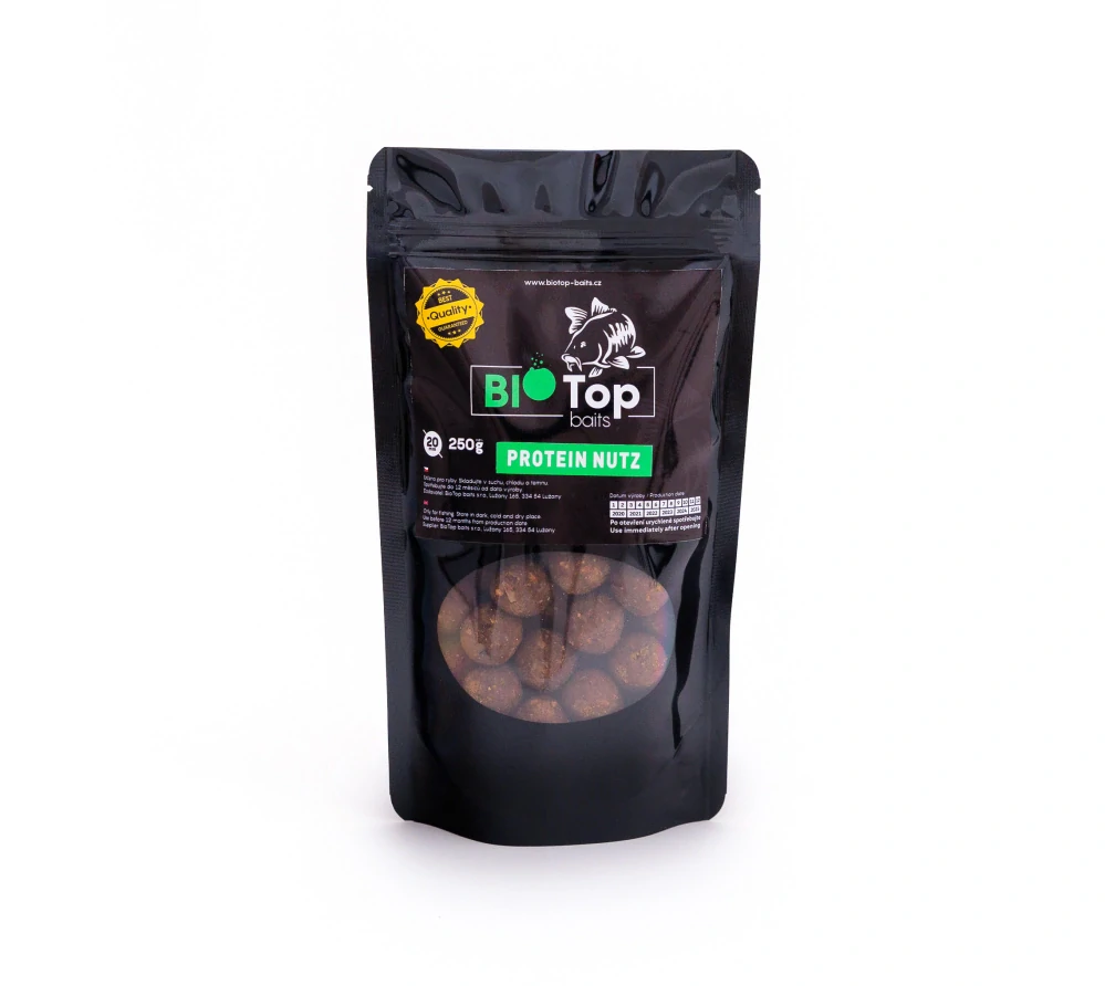 Boilies Protein NUTZ (Losos/Tuňák/Ořech)