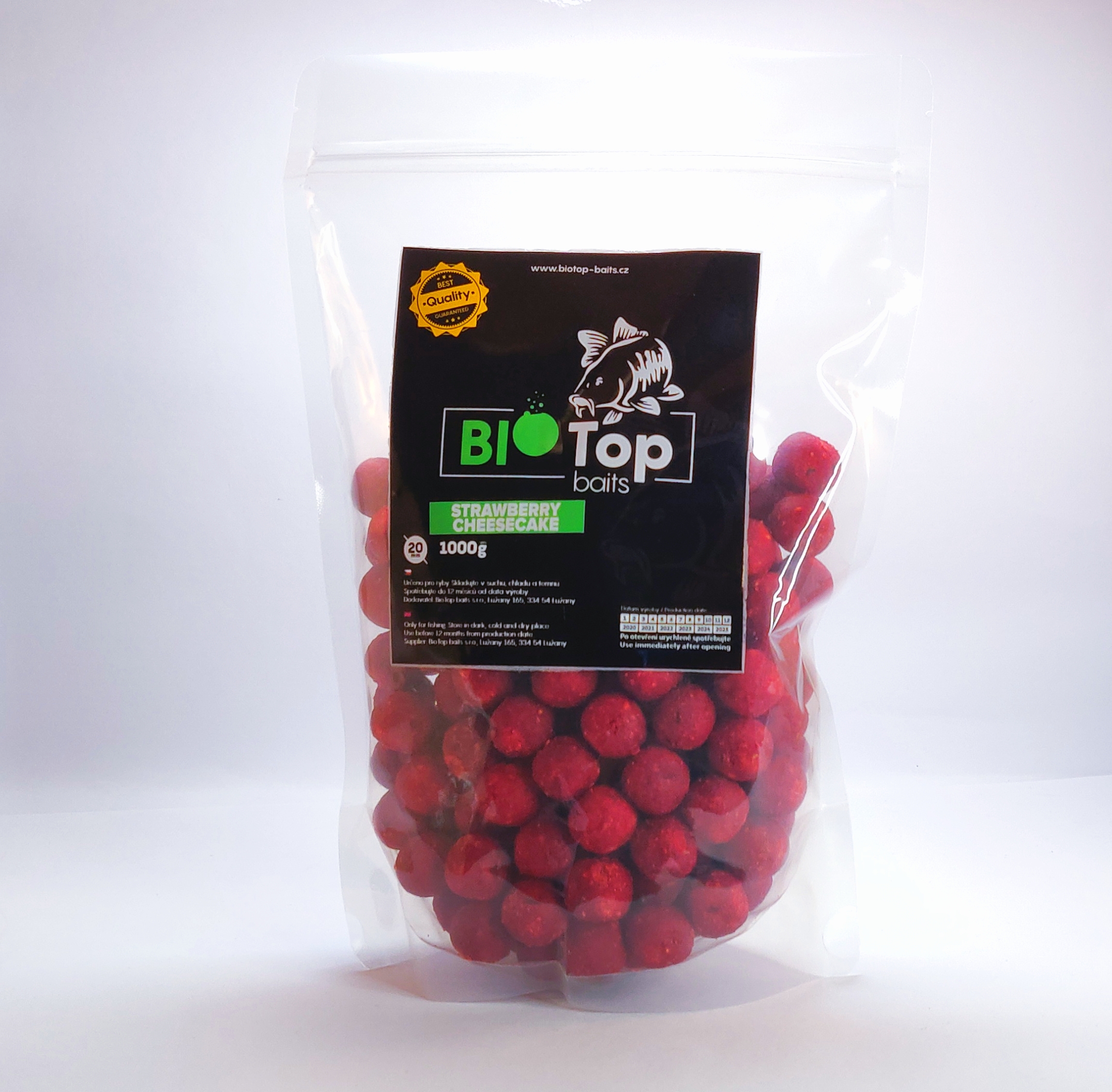 Boilies StrawberryCheesecake (Lesní jahoda / Cheesecake)