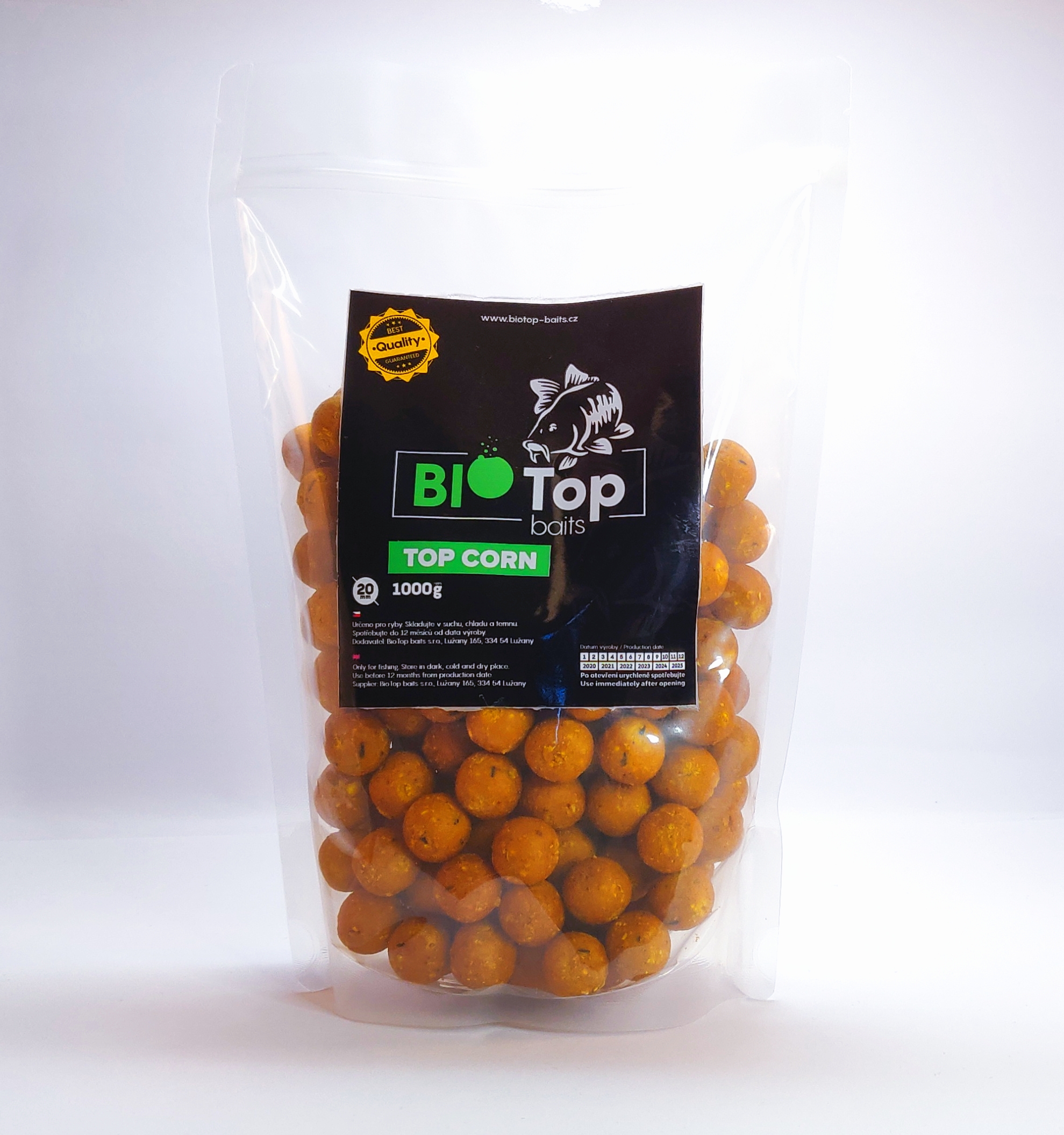 Boilies TopCorn (Kukuřice/Scopex)