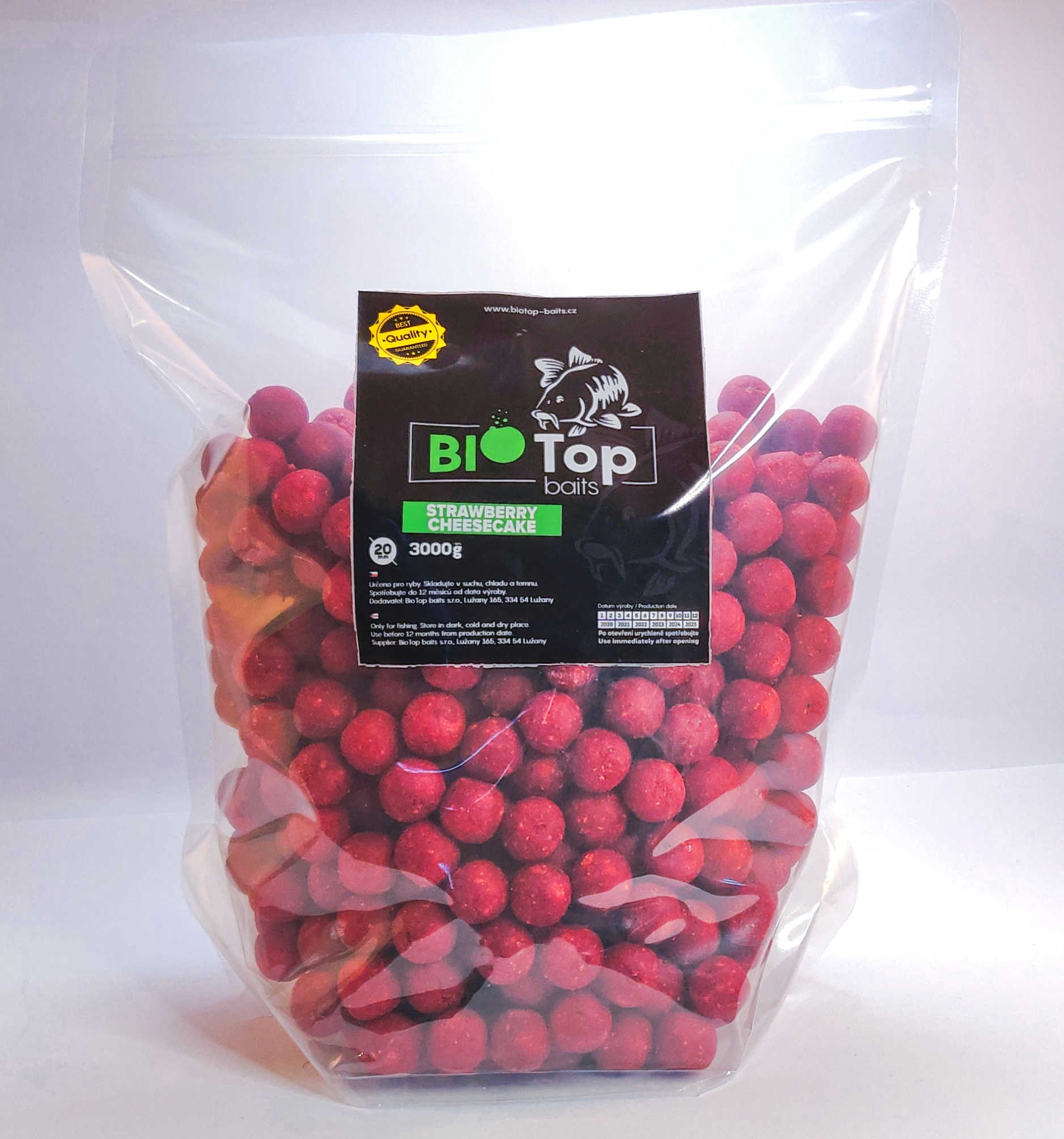 Boilies StrawberryCheesecake (Lesní jahoda / Cheesecake)