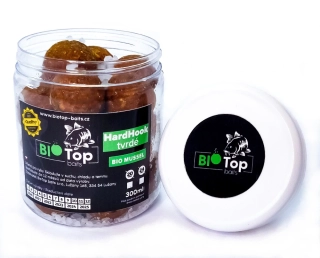 Boilies BioMussel - HardHook (Mušle / Seafood / Hmyz) 